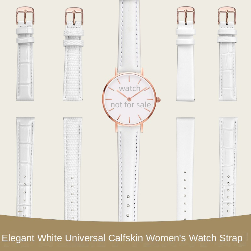 Smartwatch Casio Watches For Men - حزام ساعة أبيض للرجال والنساء ،