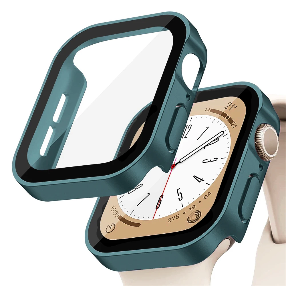 Smartwatch Watches For Women Smart - زجاج + غطاء لساعة أبل سلسلة