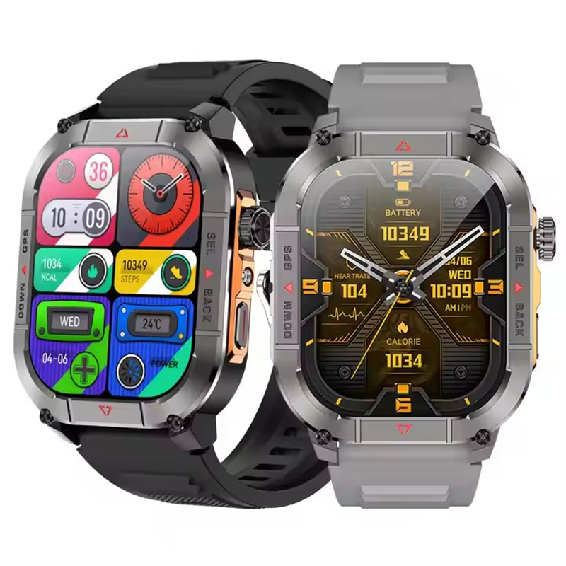 Smartwatch Health Watches For Men - جديد HK84 الرجال ساعة ذكية AMOLED