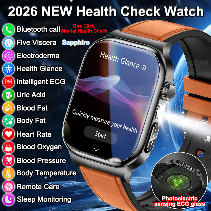 Smartwatch Professional Watches For Men - ساعة ذكية جديدة 2026 للتشخيص الدقيق