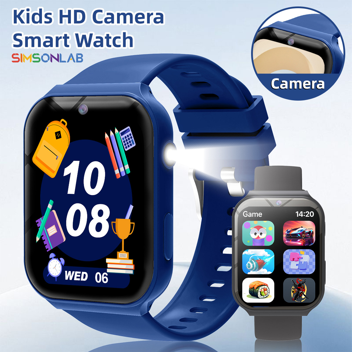Smartwatch Watches For Kid Girl - ساعة ذكية جديدة 2026 للأولاد والبنات،