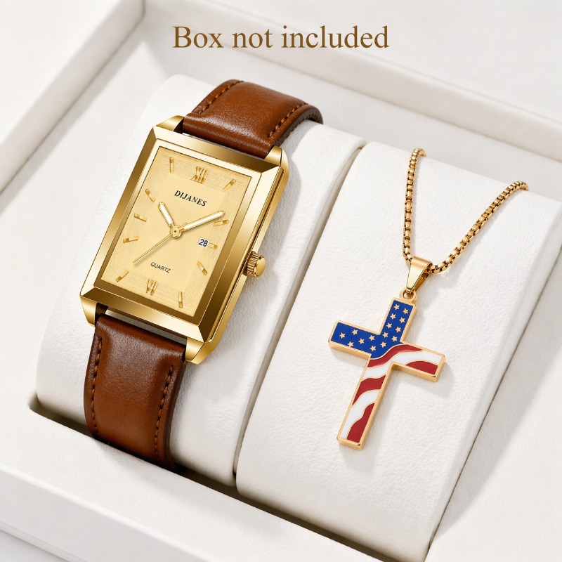 Smartwatch Branded Watches For Men - ساعات رجالية أنيقة مع طقم قلادة،