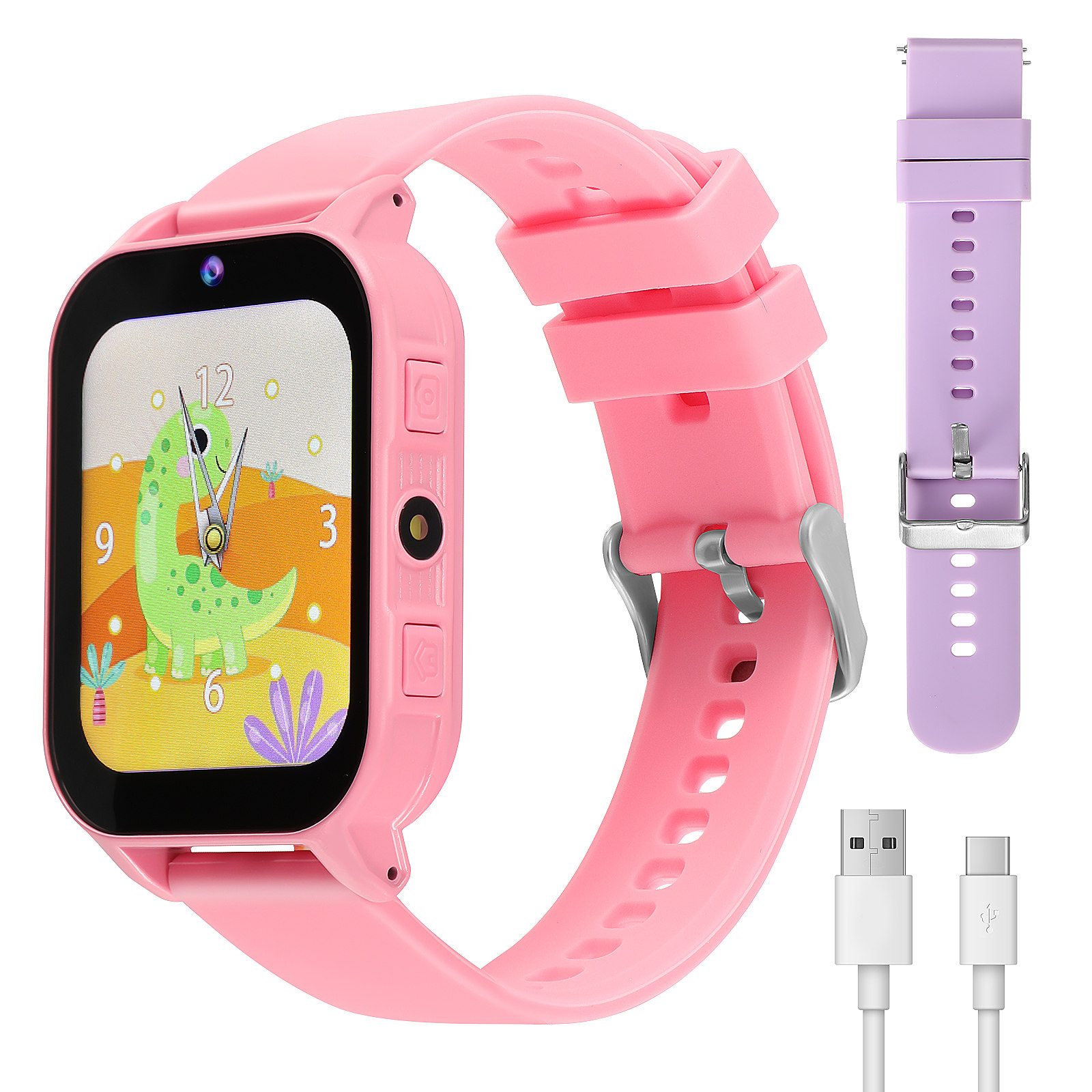 Smartwatch Watches For Kid Girl - ساعة أطفال مع ألعاب، ساعة ذكية