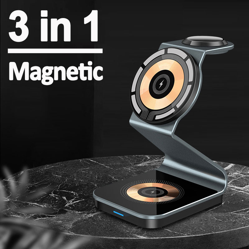 Watch 7 Smartwatch Iphone - حامل شاحن لاسلكي مغناطيسي شفاف 3