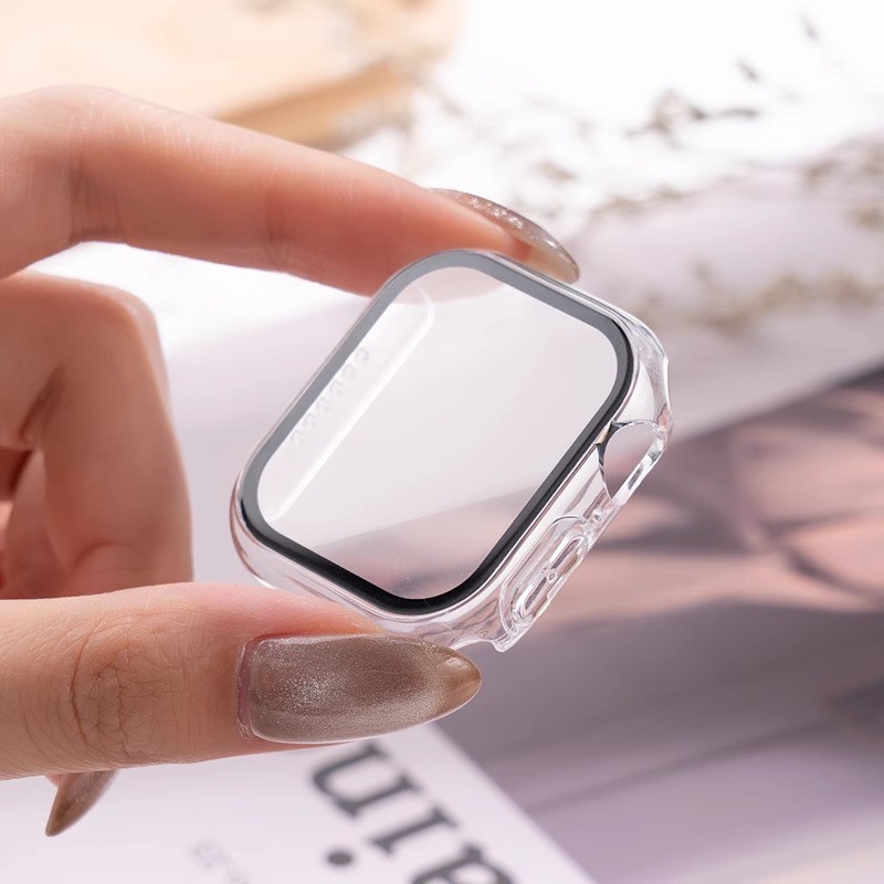 Smartwatch Watches For Women Smart - 3 حزمة الزجاج + غطاء لساعة