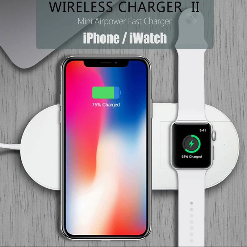 Watch Watch Xs - 2 في 1 وسادة شاحن لاسلكية