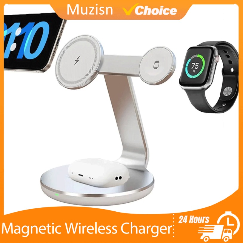 Watch 7 Smartwatch Iphone - 30 واط 3 في 1 محطة