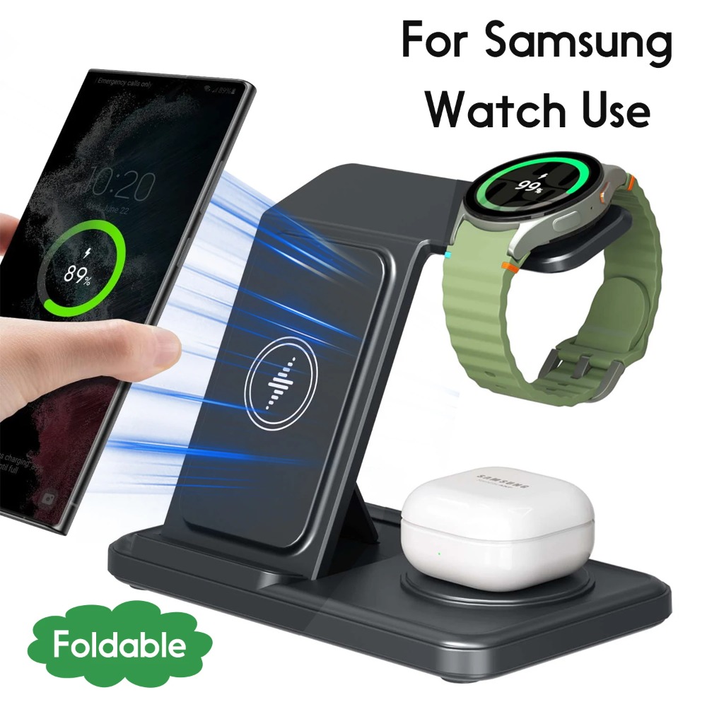 Watch 7 Smartwatch Iphone - شاحن لاسلكي 3 في 1 قابل