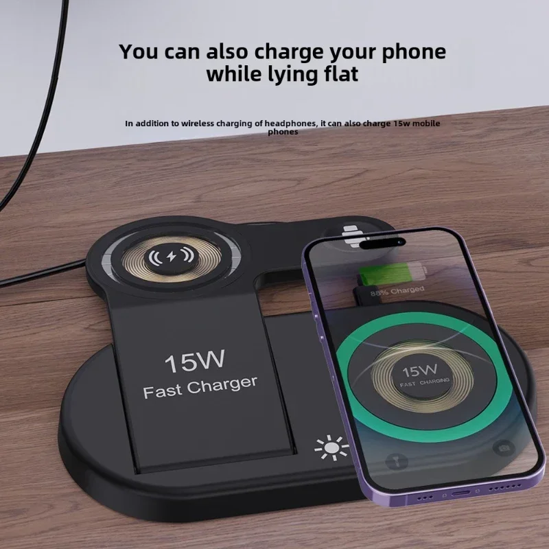 شاحن لاسلكي سريع 15 واط، محطة  - مراجعة Watch 7 Smartwatch Iphone وسعره