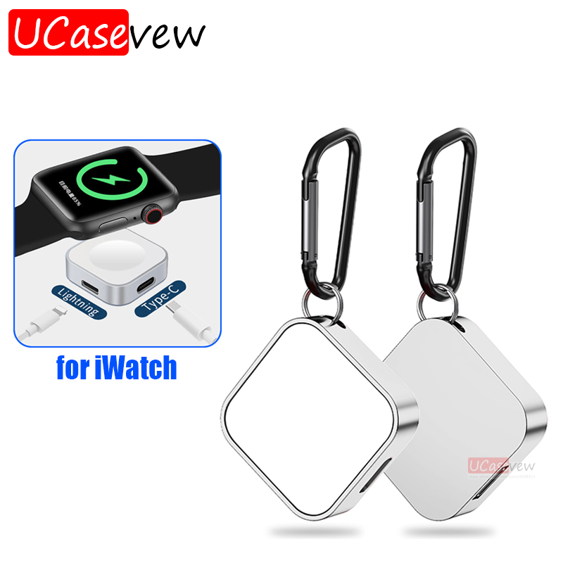 شاحن لاسلكي مغناطيسي محمول 2 ف - مراجعة Watch 7 Smartwatch Iphone وسعره