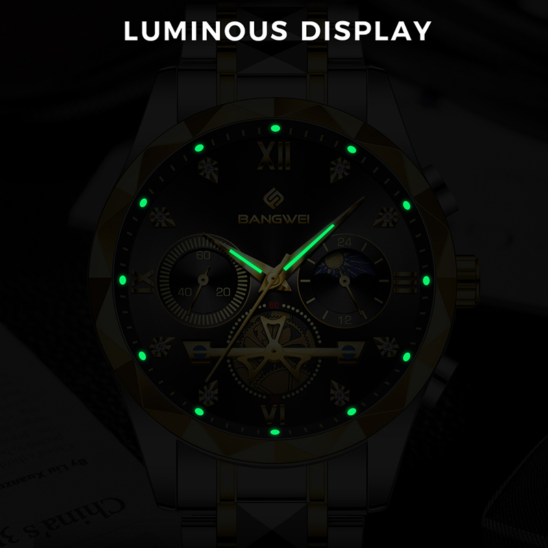 ساعات رجالية من BANGWEI، ماركة - مراجعة Smartwatch Branded Watches For Men وسعره