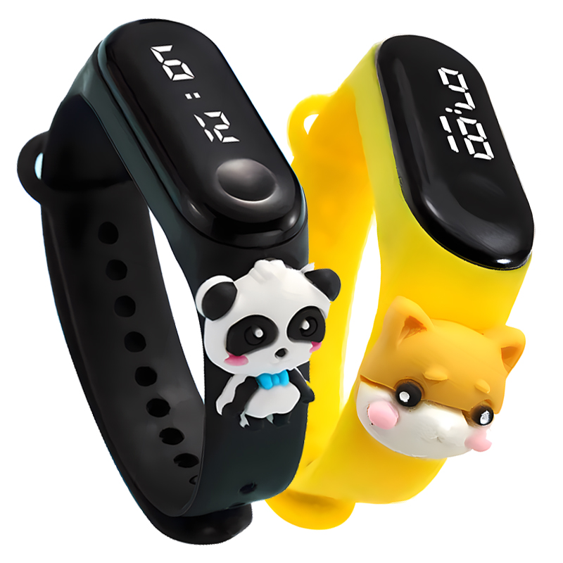 ساعة ذكية متعددة الألوان للأطف - مراجعة Smartwatch Watches For Kid Girl وسعره