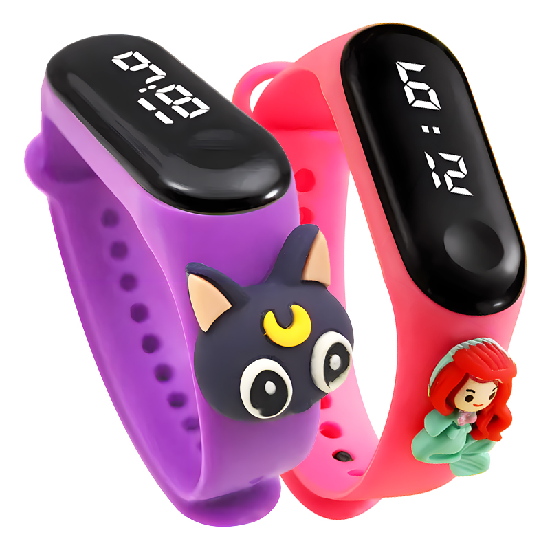 ساعة ذكية متعددة الألوان للأطف - مراجعة Smartwatch Watches For Kid Girl وسعره