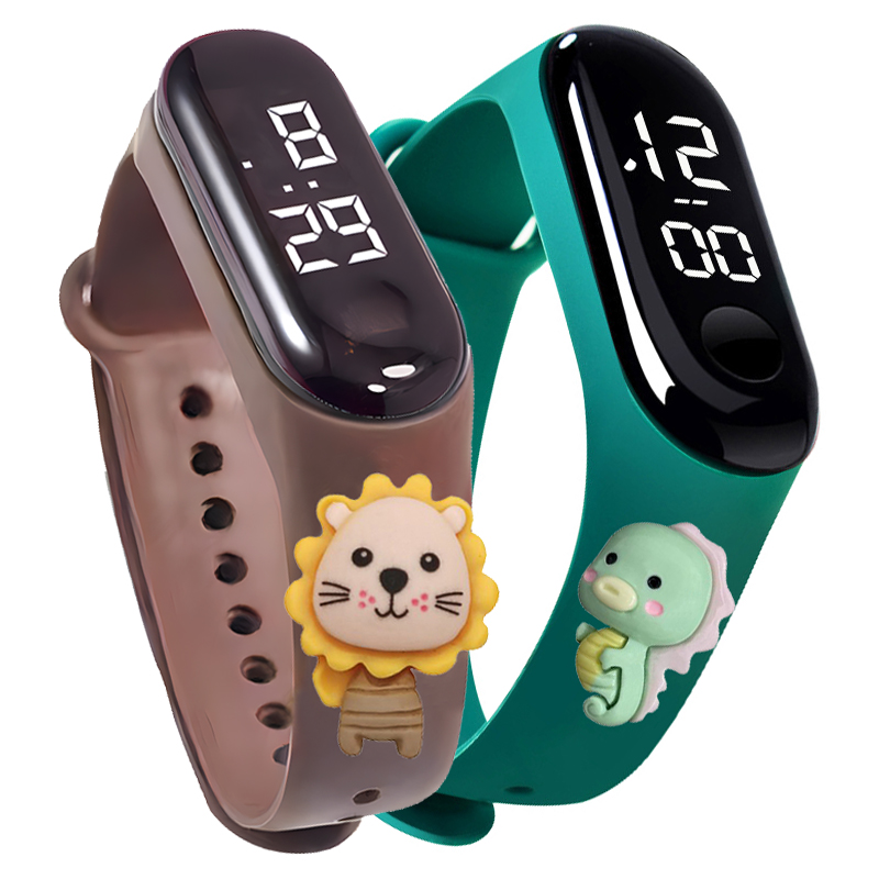 ساعة ذكية متعددة الألوان للأطف - مراجعة Smartwatch Watches For Kid Girl وسعره