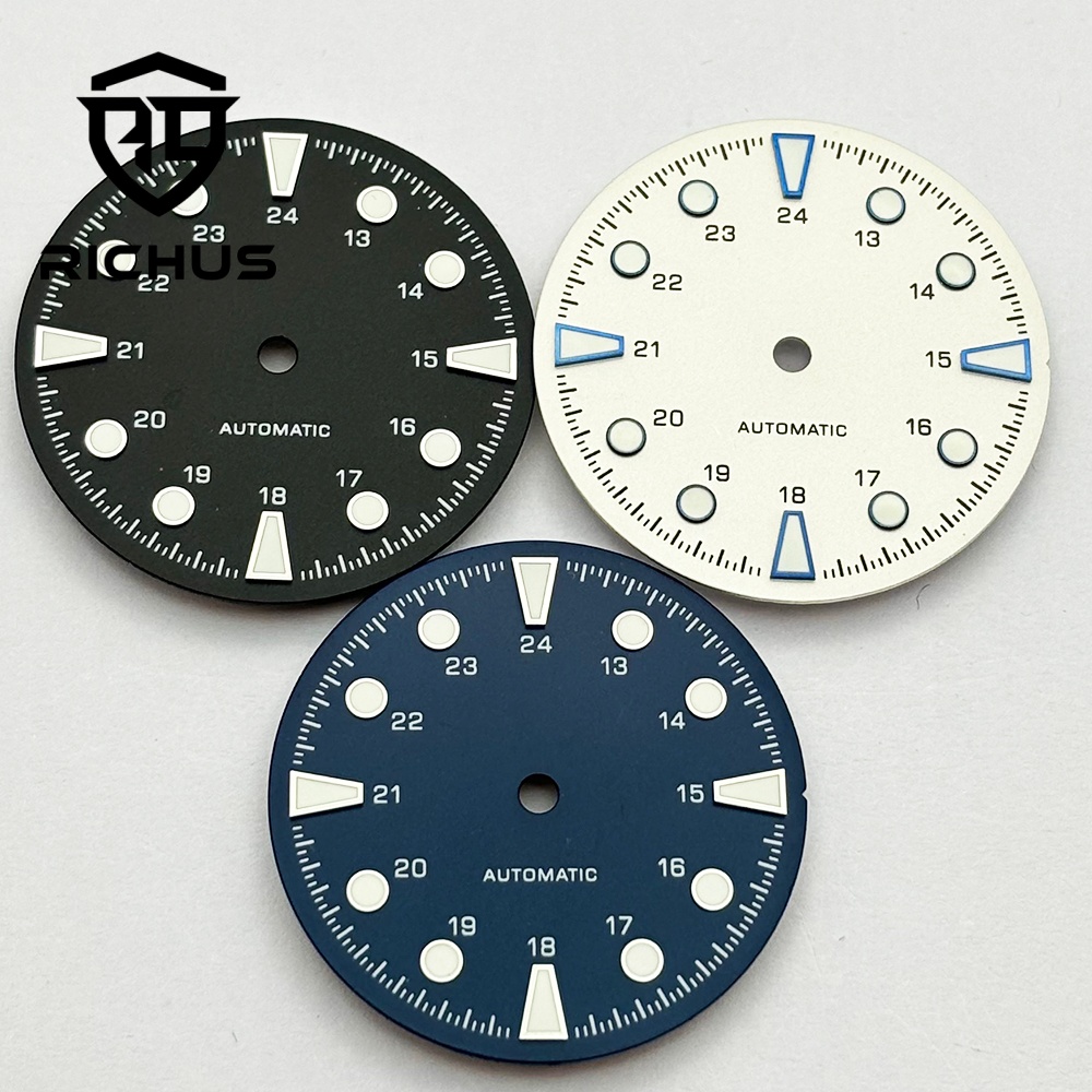 قرص ساعة RICHUS بقطر 28.6 مم م - مراجعة Luminous Dial Face وسعره