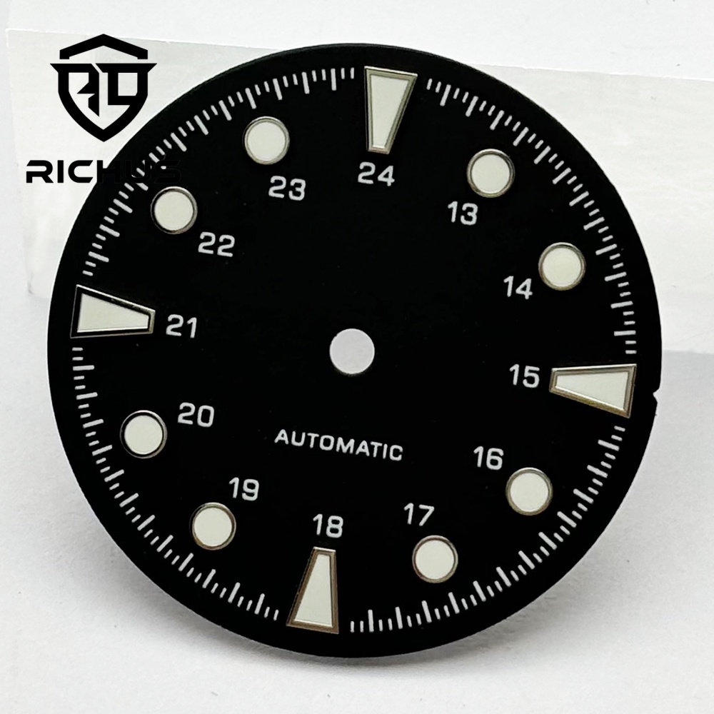 قرص ساعة RICHUS بقطر 28.6 مم م - مراجعة Luminous Dial Face وسعره