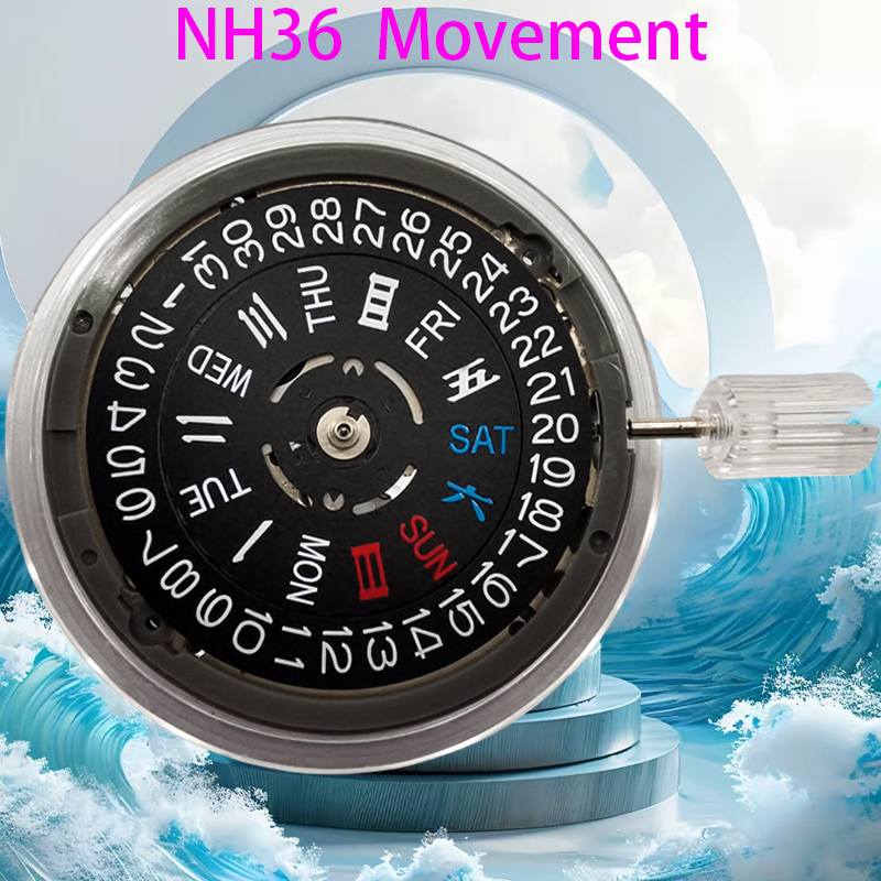 مجموعة قطع غيار ساعة NH36A الأ - مراجعة Watch Crown Stem وسعره