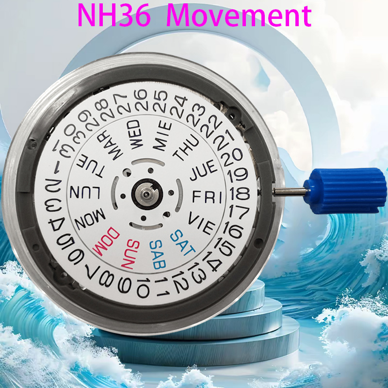 مجموعة قطع غيار ساعة NH36A الأ - مراجعة Watch Crown Stem وسعره