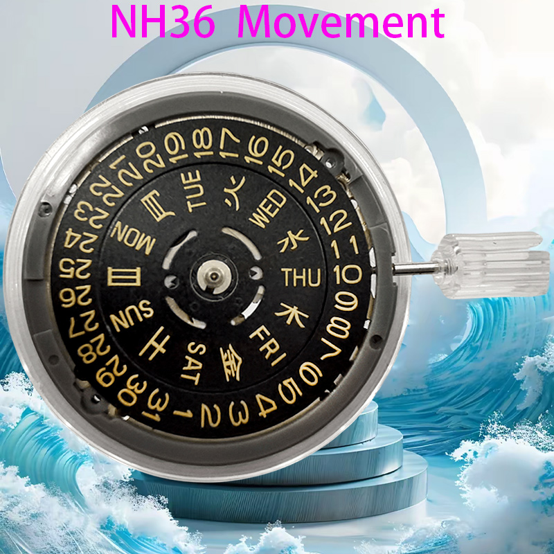 مجموعة قطع غيار ساعة NH36A الأ - مراجعة Watch Crown Stem وسعره