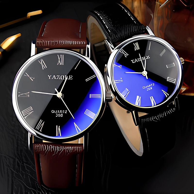 ساعات يازول الكوارتز البسيطة ل - مراجعة Smartwatch Branded Watches For Men وسعره