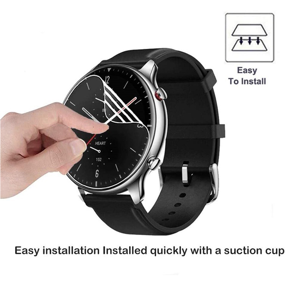 غشاء هيدروجيل شفاف رفيع للغاية - مراجعة Smartwatch Watches Amazfit وسعره