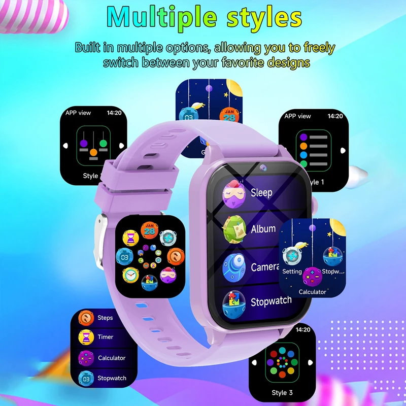 لعبة أطفال ساعة ذكية مصباح يدو - مراجعة Smartwatch Watches For Kid Girl وسعره