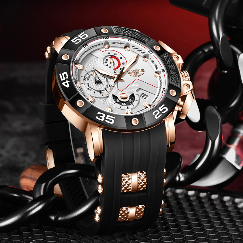 ساعات LIGE كوارتز من أفضل الما - مراجعة Smartwatch Branded Watches For Men وسعره