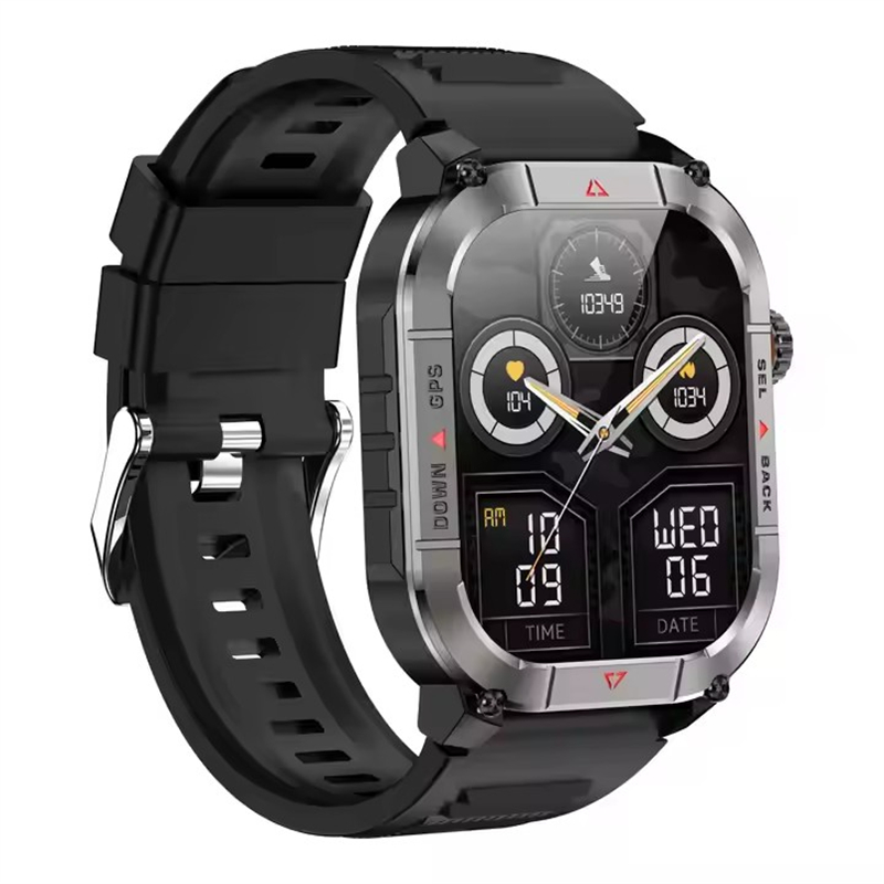 جديد HK84 الرجال ساعة ذكية AMO - مراجعة Smartwatch Health Watches For Men وسعره