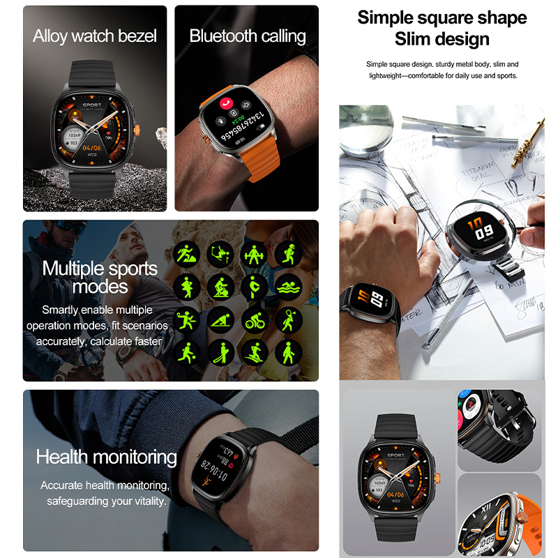 ساعة ذكية YAOCX HK73 AMOLED لل - مراجعة Smartwatch Professional Watches For Men وسعره
