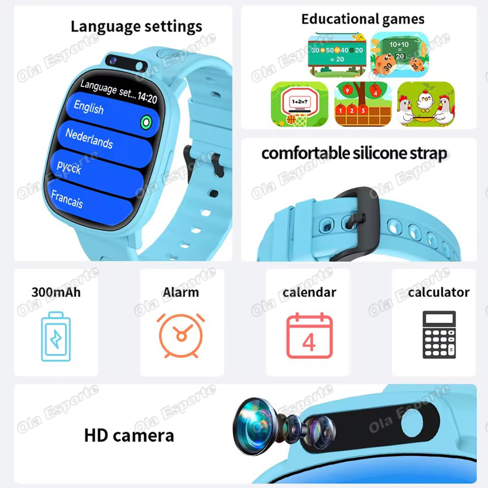 ساعة أطفال هدية عيد ميلاد للطف - مراجعة Smartwatch Watches For Kid Girl وسعره