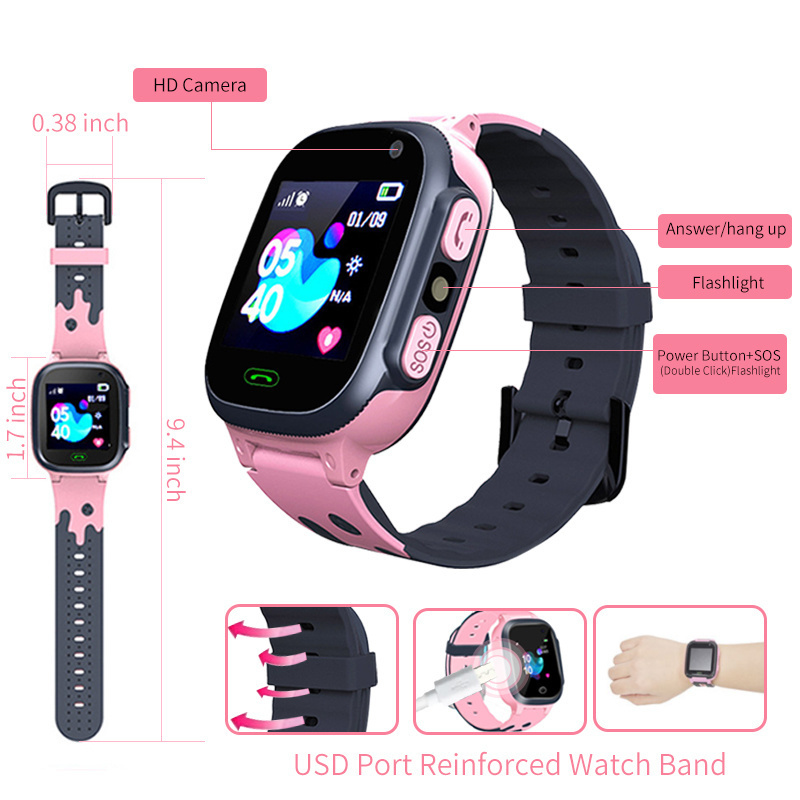 ساعة ذكية للأطفال مقاومة للماء - مراجعة Smartwatch Watches For Kid Girl وسعره