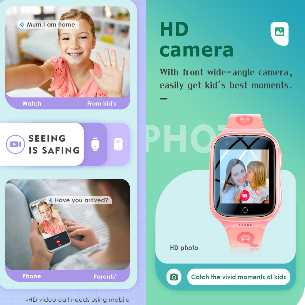 ساعة ذكية للأطفال بتقنية 4G مع - مراجعة Smartwatch Watches For Kid Girl وسعره