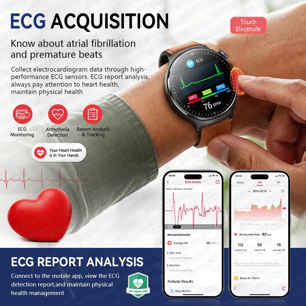 ساعة ذكية جديدة لعام 2026 مع ت - مراجعة Smartwatch Online Watches For Men وسعره