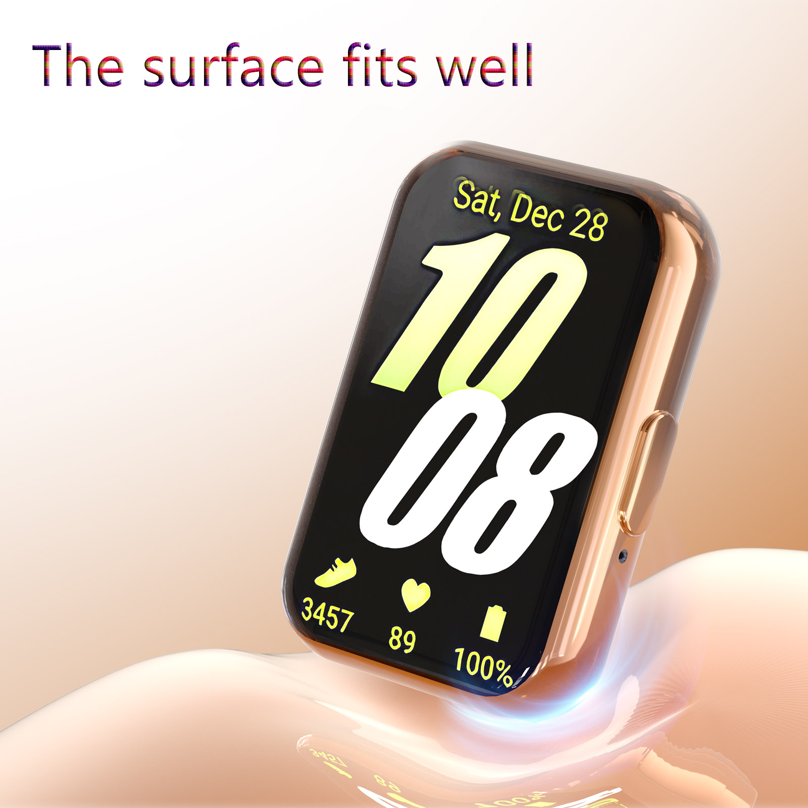غطاء لسامسونج غالاكسي فيت 3 ،  - مراجعة Smartwatch Watches For Women Smart وسعره