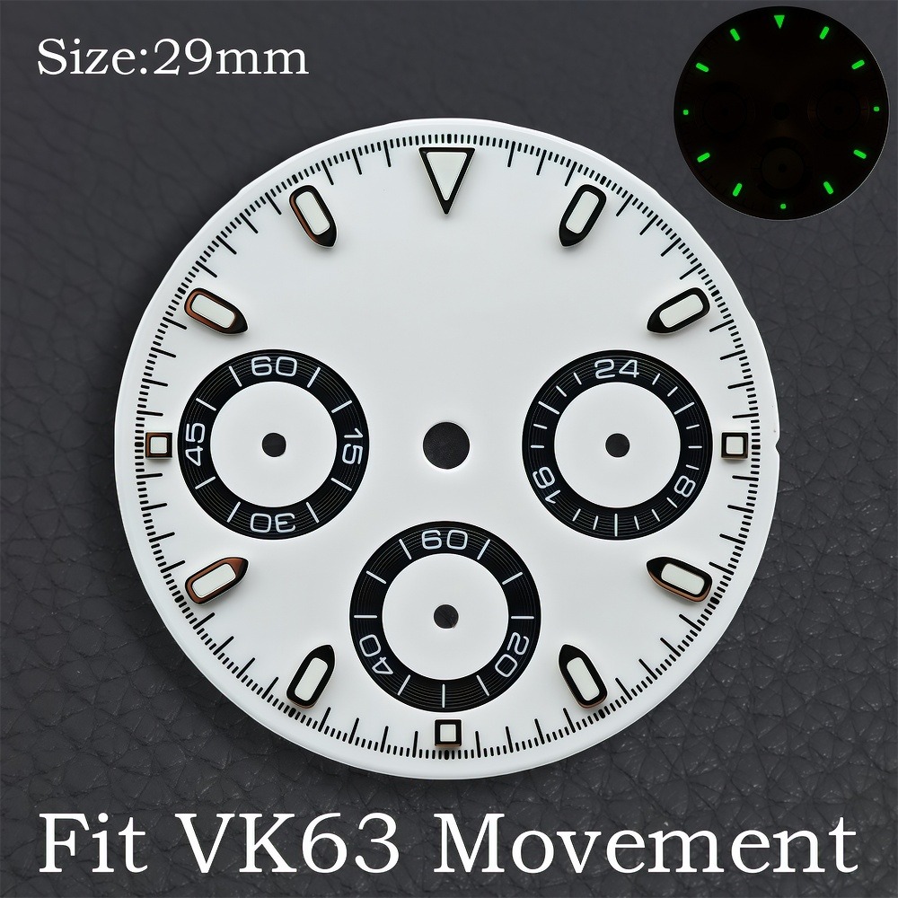عقارب ساعة VK63 بقطر 29 مم، وج - مراجعة Luminous Dial Face وسعره