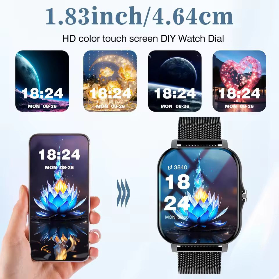 ساعة ذكية جديدة 2026 مع خاصية  - مراجعة Smartwatch Health Watches For Men وسعره