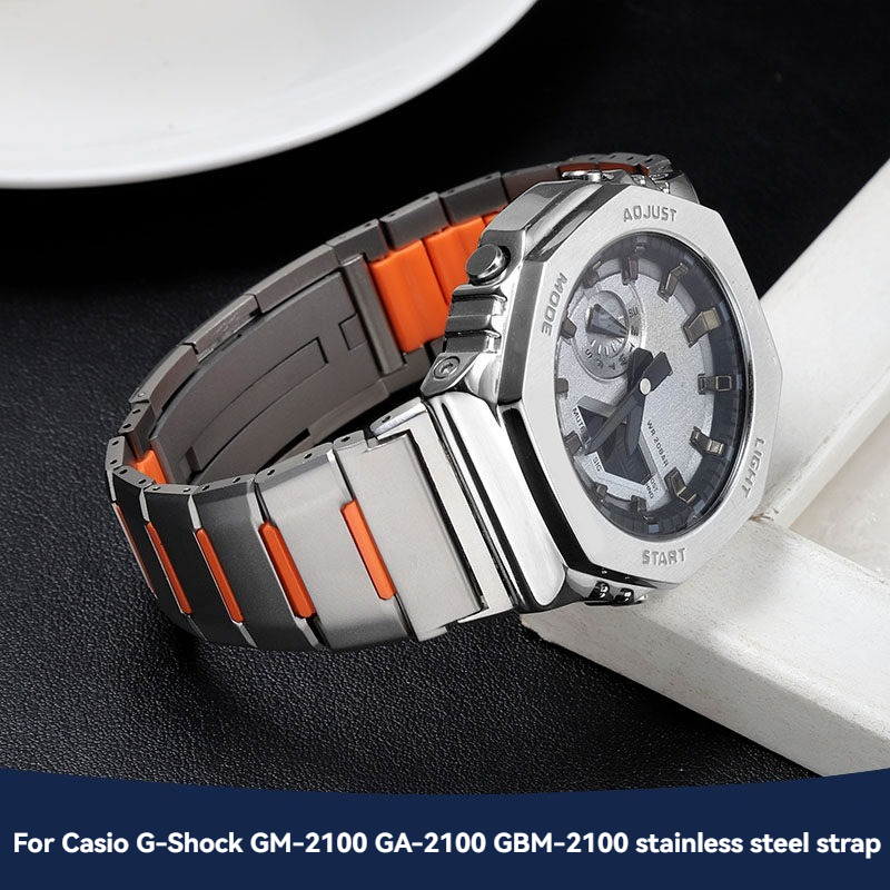 سوار ساعة معدني كامل من الفولا - مراجعة Casio Watch G-Shock Ga-2100 وسعره