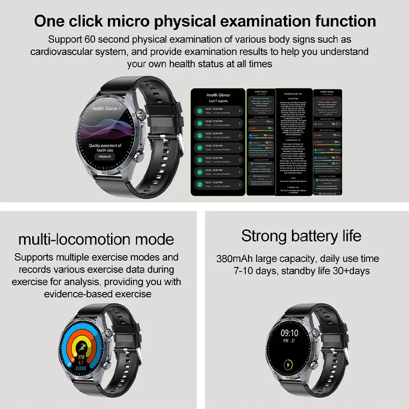 ساعة ذكية للرجال 2026 للرعاية  - مراجعة Smartwatch Online Watches For Men وسعره