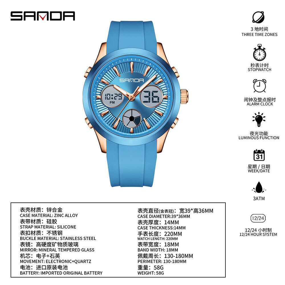 ساعة إلكترونية من ساندا مضيئة  - مراجعة Smartwatch Watches For Women Smart وسعره