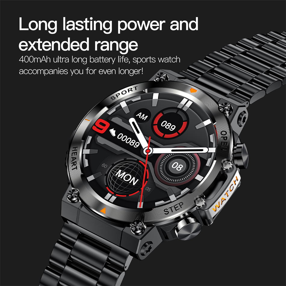 ساعة ذكية جديدة للرجال 2026 بش - مراجعة Smartwatch Professional Watches For Men وسعره