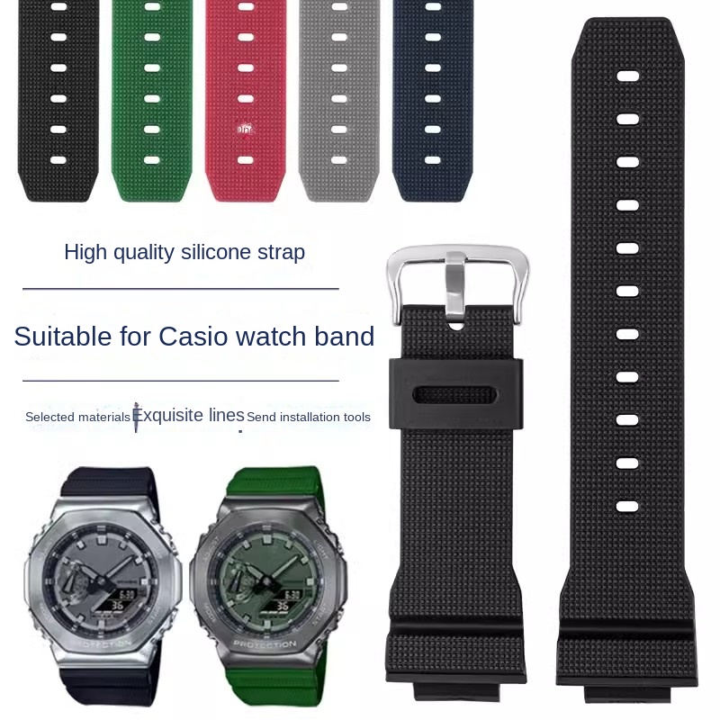 حزام ساعة مطاطي مقاوم للمياه ل - مراجعة Casio Watch G-Shock Ga-2100 وسعره