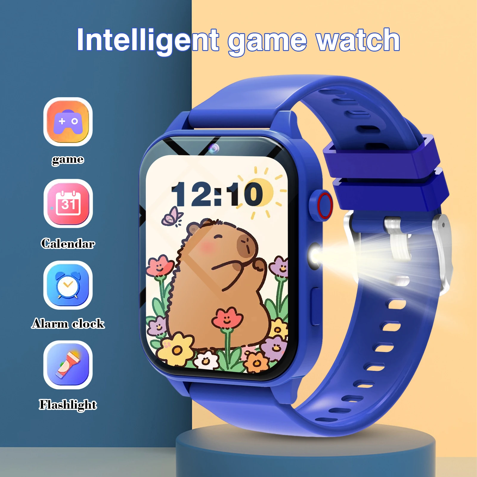 ساعة ذكية للأطفال 18 لعبة كامي - مراجعة Smartwatch Watches For Kid Girl وسعره