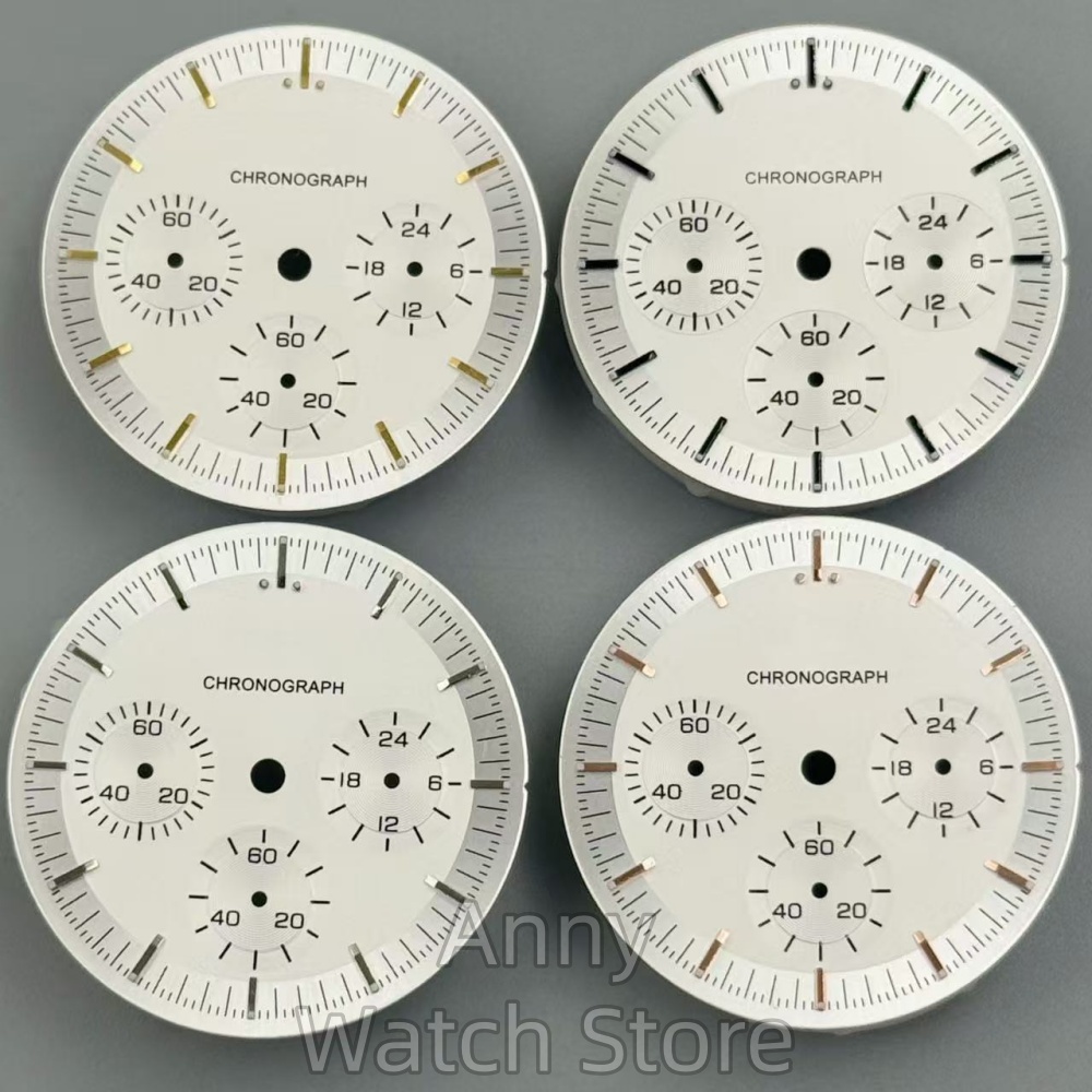 وجه ساعة مون ستيريل VK63 مقاس  - مراجعة Luminous Dial Face وسعره