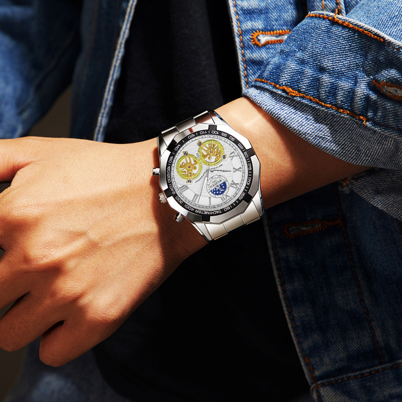 ساعات كوارتز رجالية ذات علامة  - مراجعة Smartwatch Branded Watches For Men وسعره