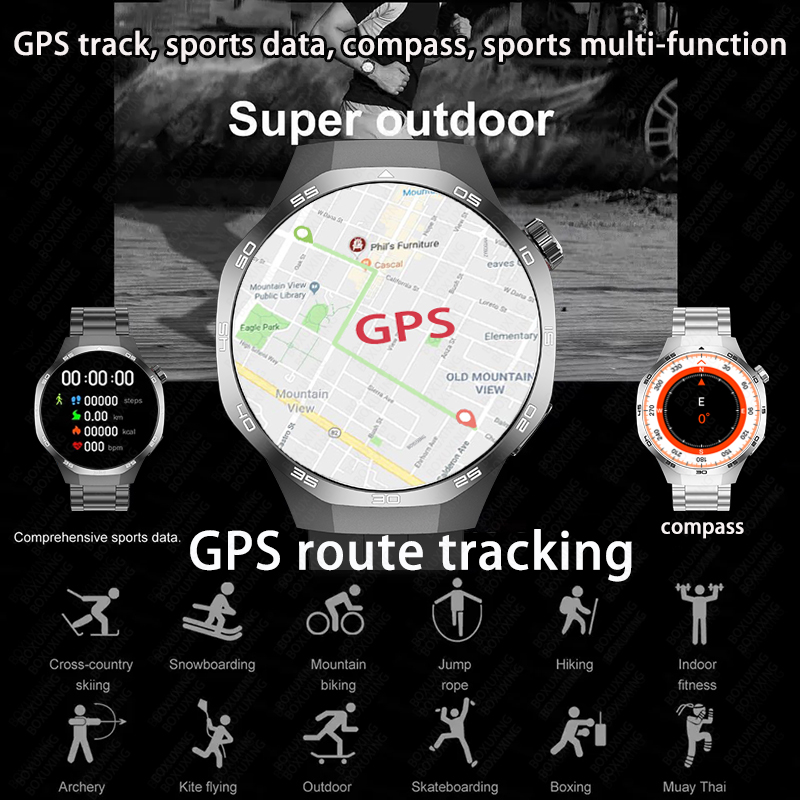 2026 جديد ساعة BOXUXING 5 ماكس - مراجعة Smartwatch Professional Watches For Men وسعره