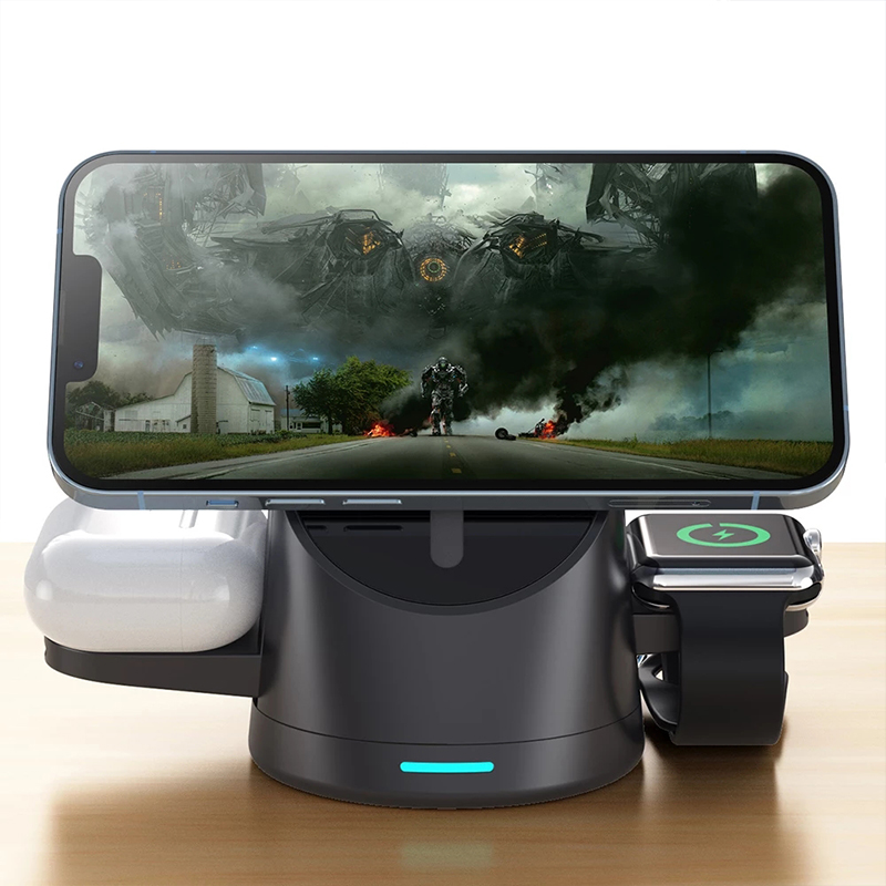 شاحن لاسلكي سريع 15 وات مغناطي - مراجعة Watch 7 Smartwatch Iphone وسعره