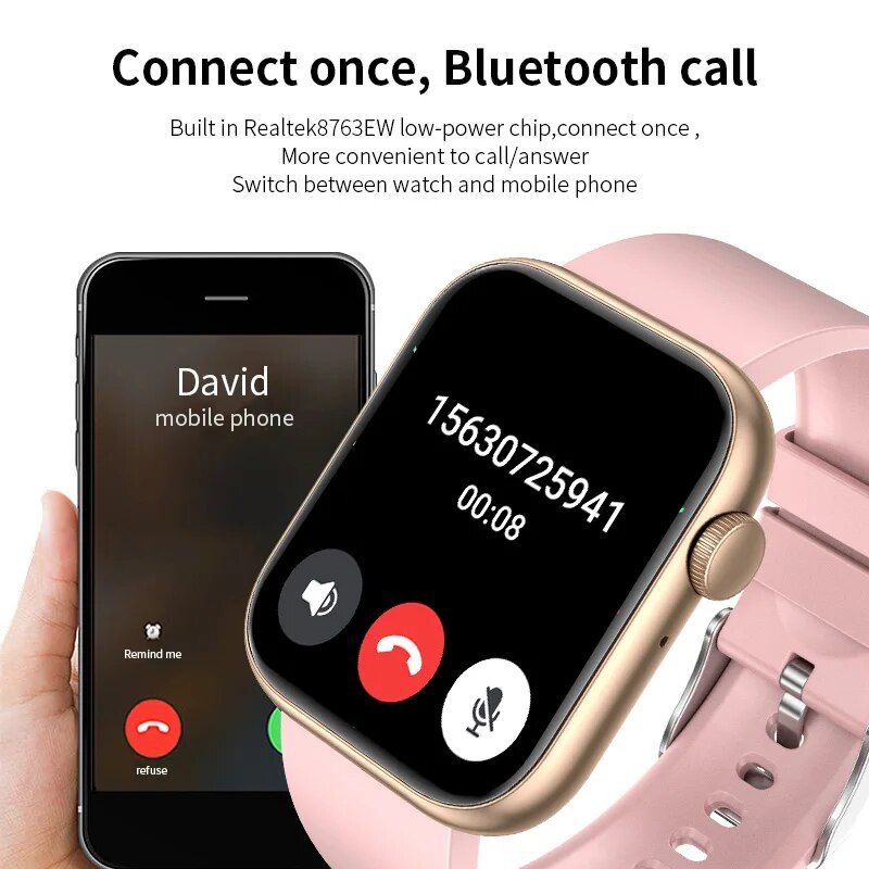 LIGE-ساعة ذكية بتقنية البلوتوث - مراجعة Smartwatch Watches For Women Smart وسعره