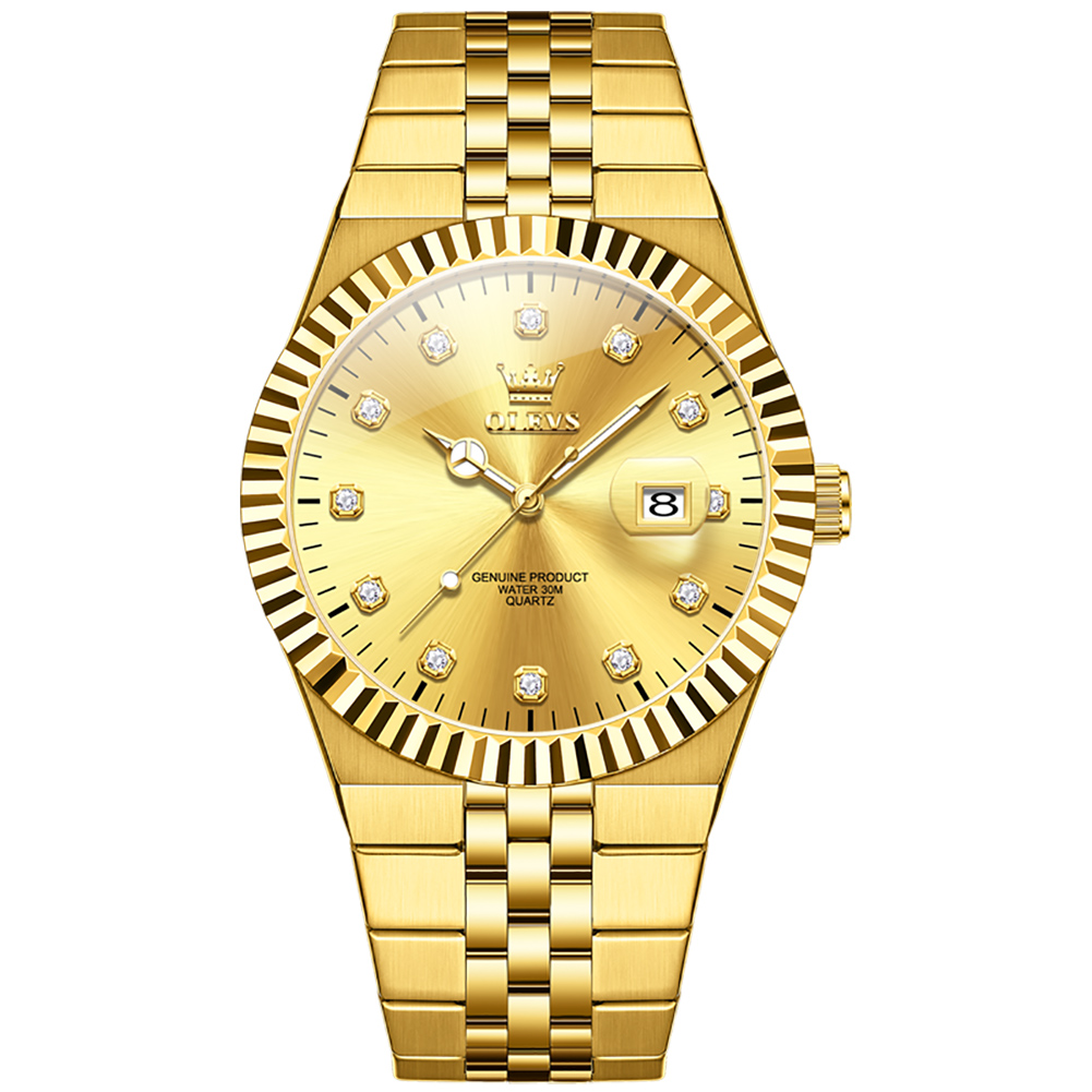 OLEVS موضة جديدة ساعة رجالية ا - مراجعة Smartwatch Branded Watches For Men وسعره