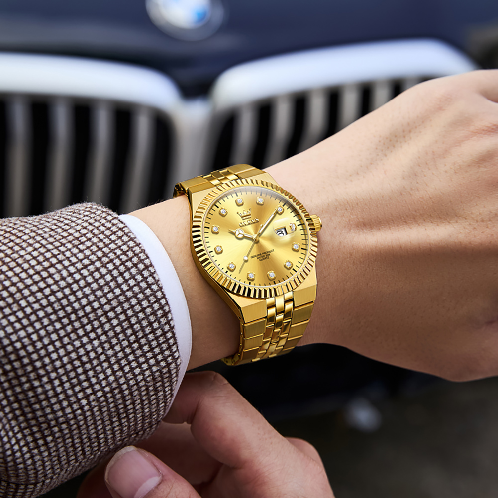 OLEVS موضة جديدة ساعة رجالية ا - مراجعة Smartwatch Branded Watches For Men وسعره