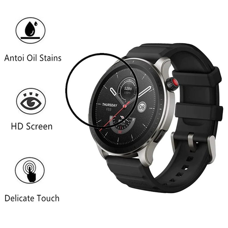 غشاء منحني عالي الدقة مضاد للخ - مراجعة Smartwatch Watches Amazfit وسعره